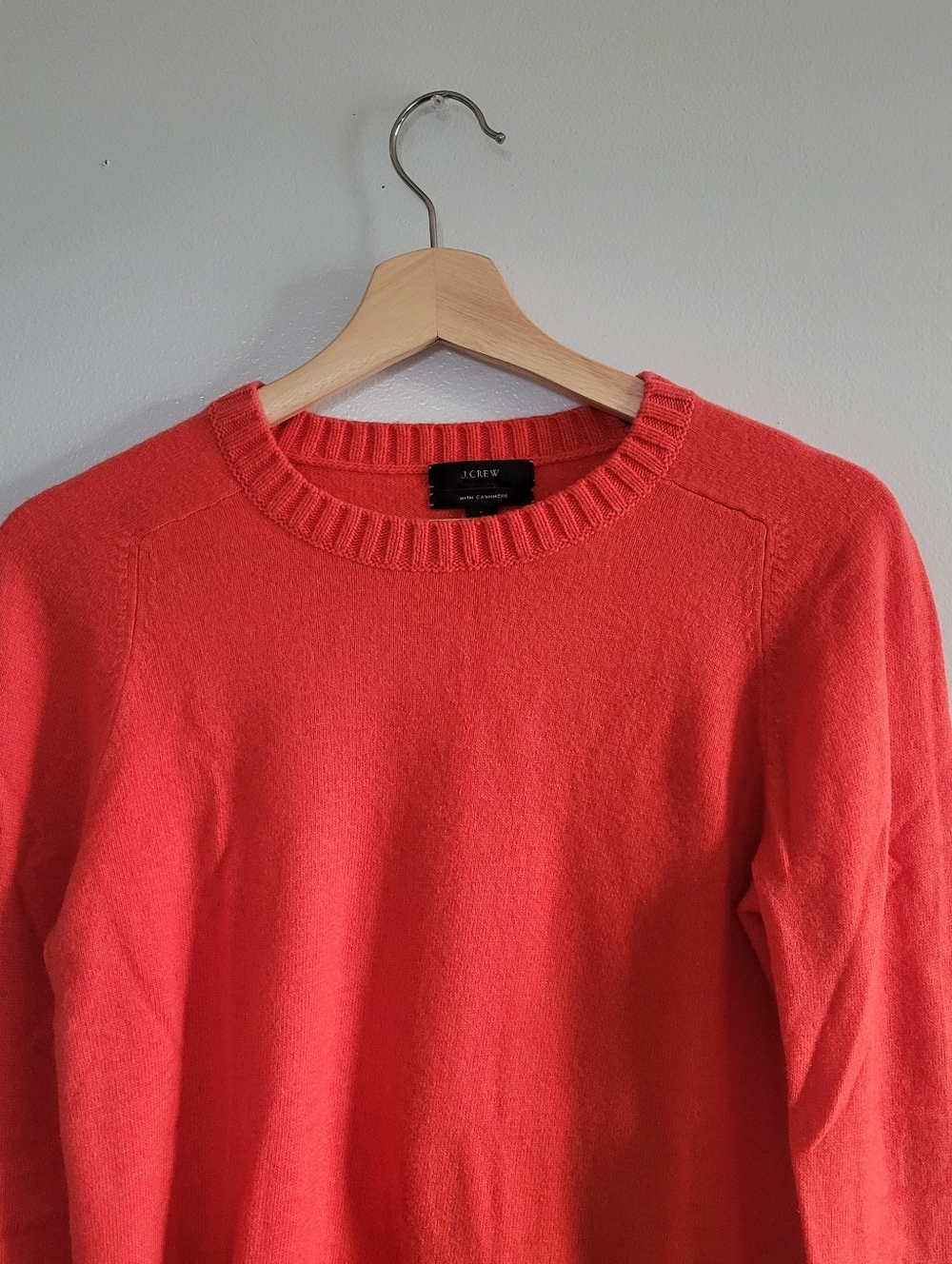J. Crew Women's Crewneck Sweater - Bright Red - Picture 10 of 10